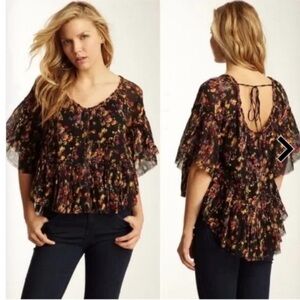 Free People Floral Top